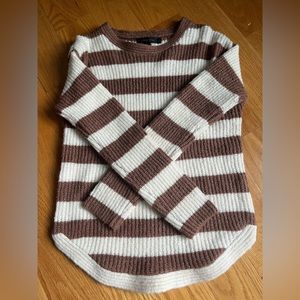 Striped sweater from love tree (purchased in boutique)